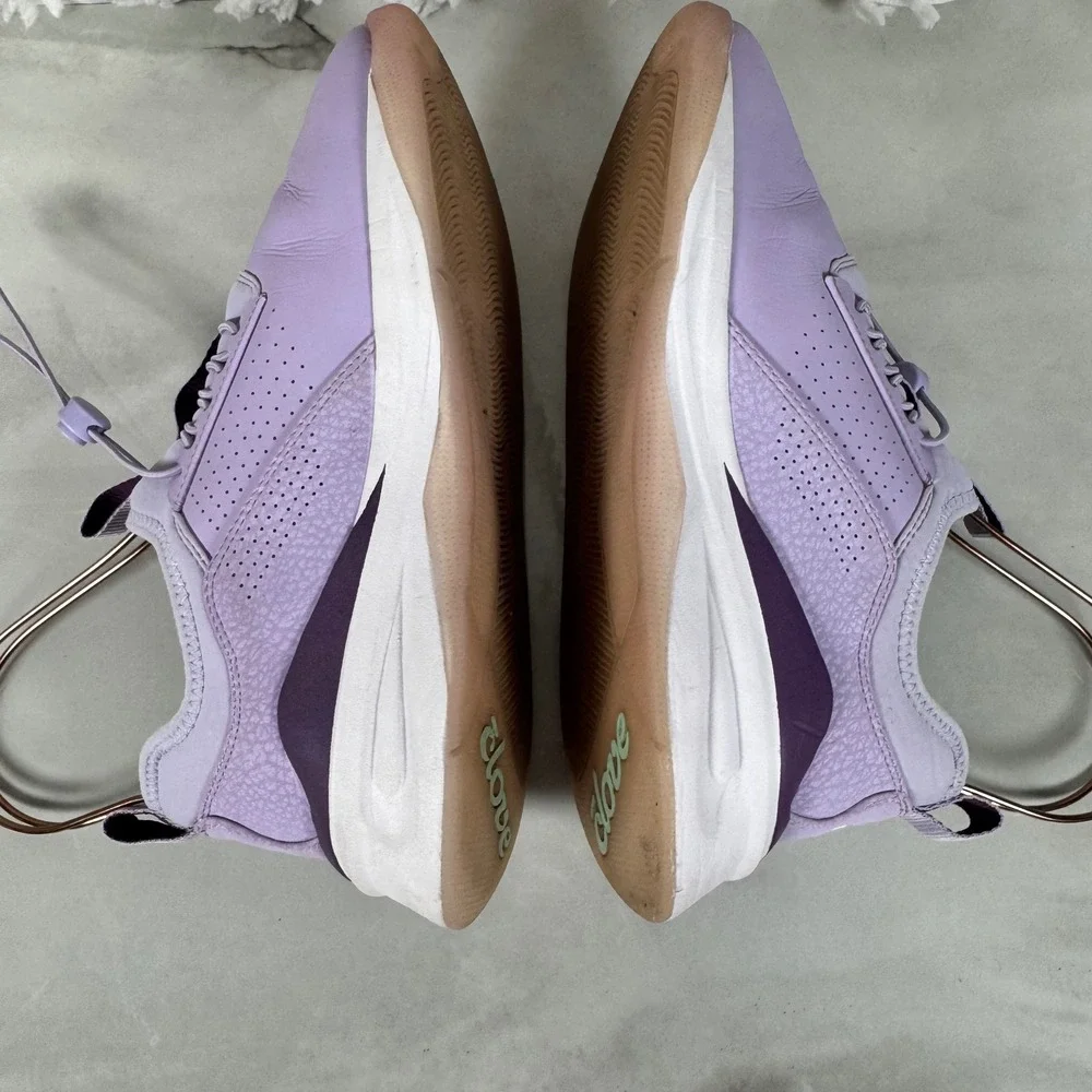 Clove Lilac Sneakers Comfort Shoes Bungee Laces Pull On Nursing Healthcare 8‎